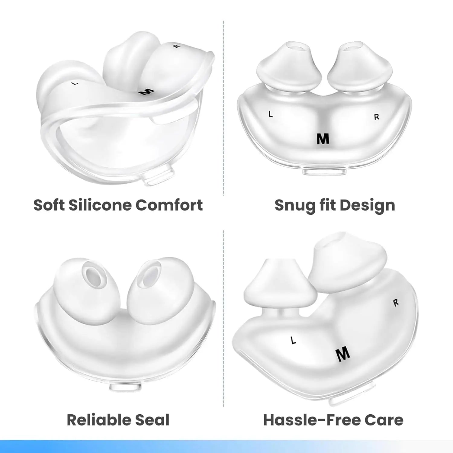 Replacement cushion for Resmed Airfit P10 nasal mask Respura