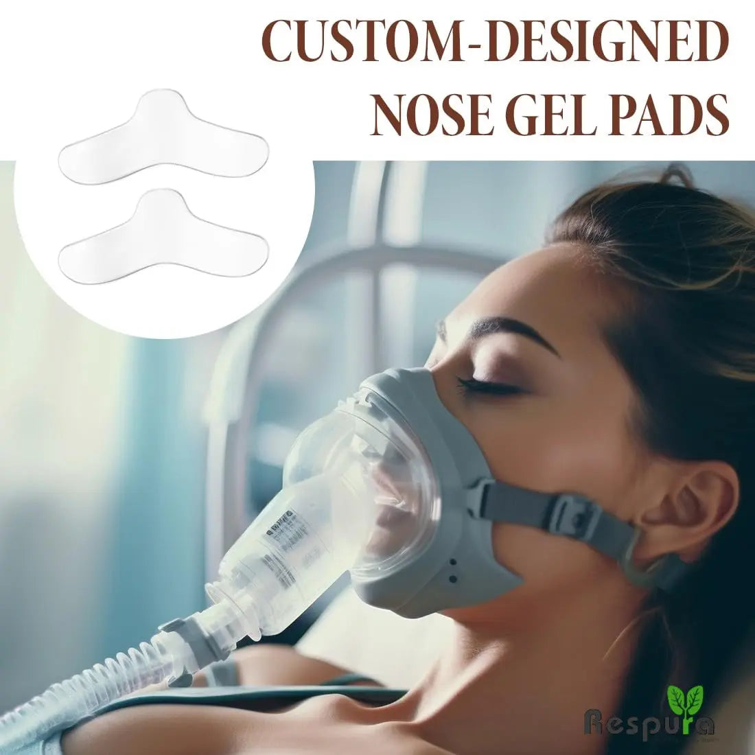 Compatible CPAP Nasal Gel Pads – Replacement Liners for CPAP Masks Respura