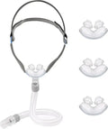 CPAP Nasal Pillow Mask with Adjustable Headgear – Soft Silicone, Lightweight & Minimal Contact Design Respura