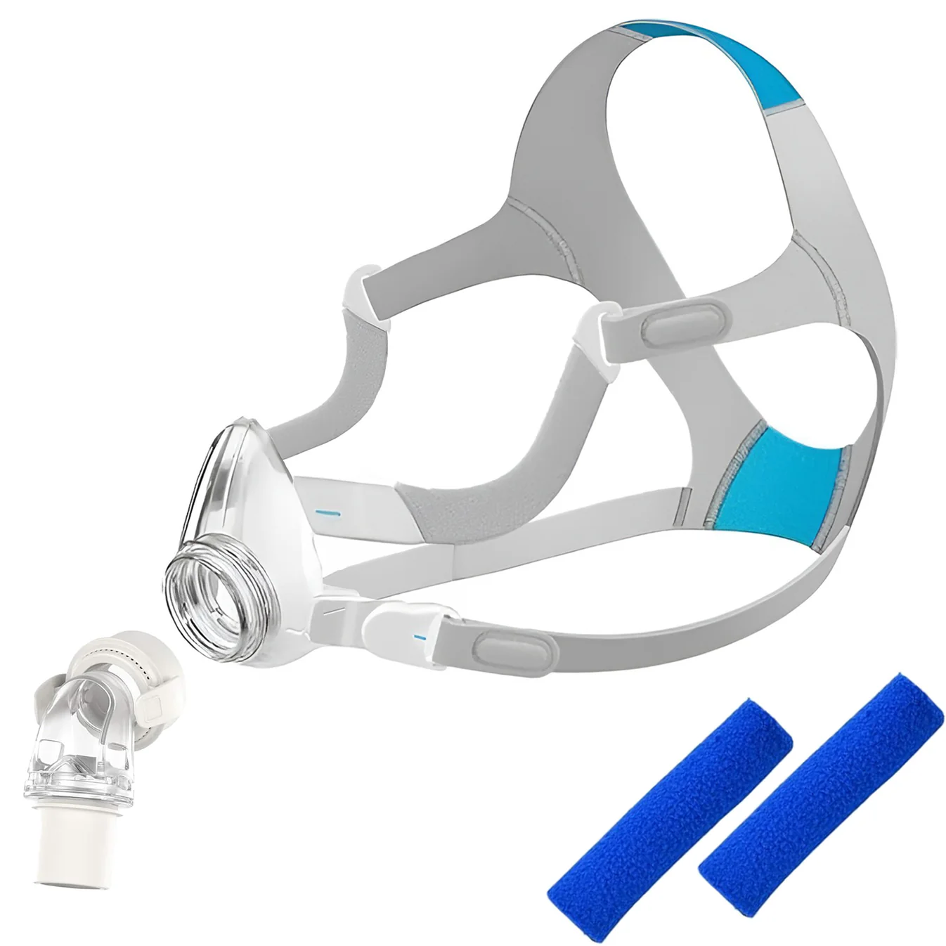 Respura Replacement Frame Elbow Assembly for Resmed AirFit F20 – Full Set Headgear Strap Frame with Magnetic Quick-Release Elbow Clip – Snug Fit, Anti-Slip Design, Compatible with F20 Mask