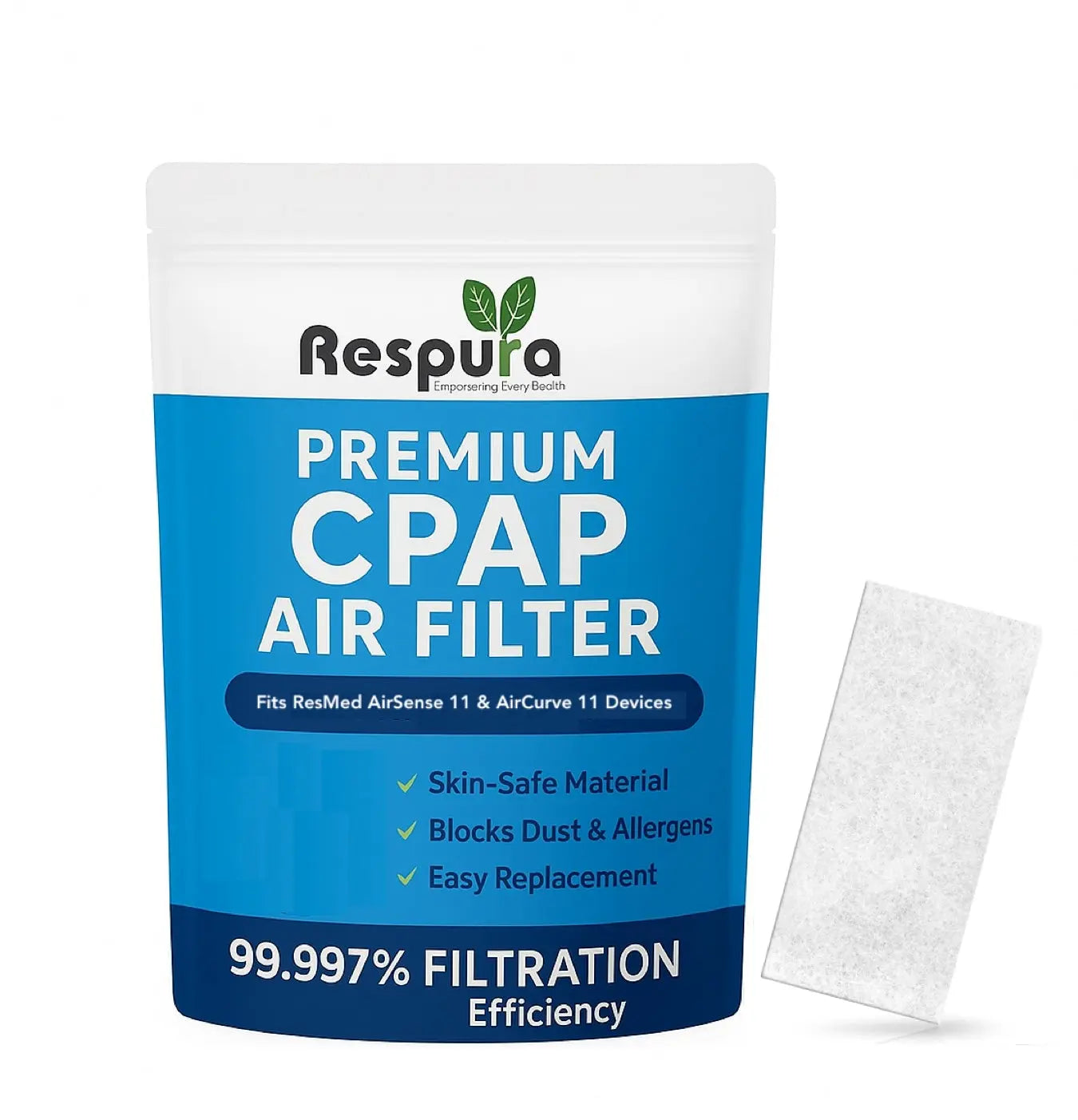 Respura premium CPAP air filter 
