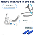 Respura Replacement Frame, Headgear, and Magnetic Clips Compatible with ResMed AirFit F20 CPAP Mask