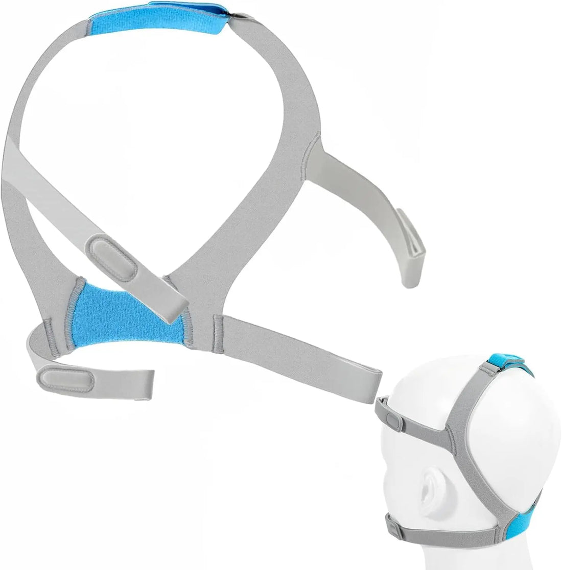 Replacement Headgear Strap for AirFit F30 with Magnetic Clips – Compatible with ResMed AirFit F30 Respura
