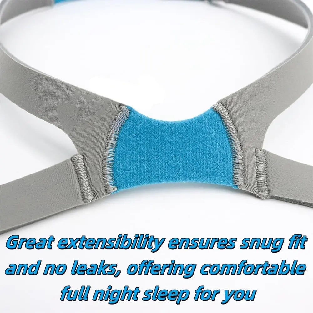 Replacement Headgear Strap for AirFit F30 with Magnetic Clips – Compatible with ResMed AirFit F30 Respura