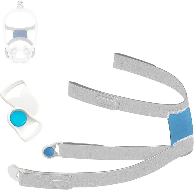 Replacement Headgear Strap for AirFit F30i / X30i with Magnetic Clips – Compatible with ResMed AirFit F30i / X30i Respura