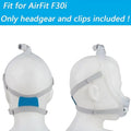 Replacement Headgear Strap for AirFit F30i / X30i with Magnetic Clips – Compatible with ResMed AirFit F30i / X30i Respura