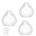 Replacement Cushion for Resmed Airfit F20 Full Face CPAP Mask (Pack of 3) + FREE CPAP Filter Included Respura