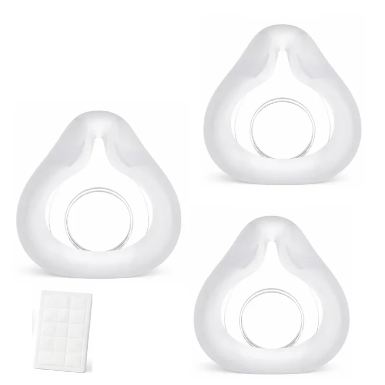 Replacement Cushion for Resmed Airfit F20 Full Face CPAP Mask (Pack of 3) + FREE CPAP Filter Included Respura